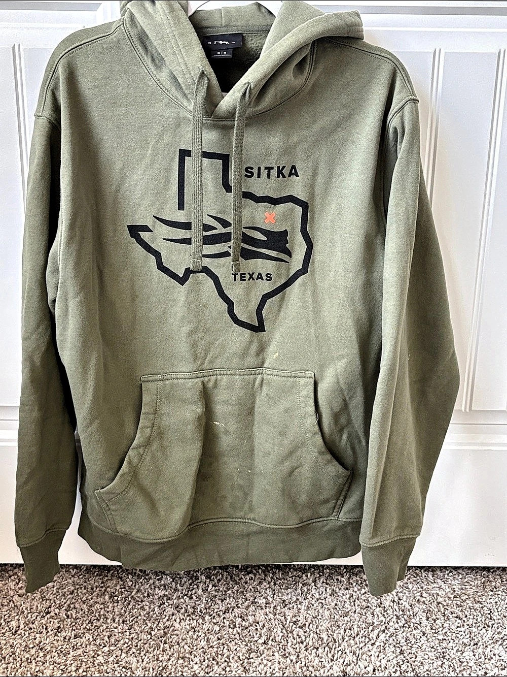 Sitka Texas State Logo Hoodie Men's Green Medium